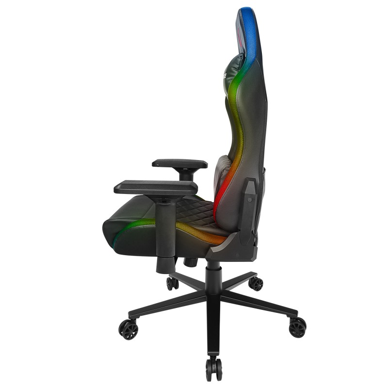 Rampage KL-R19 MONCHER RGB Aydınlatmalı Siyah Oyuncu Koltuğu