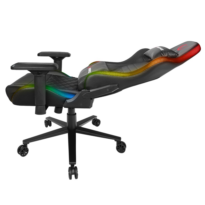 Rampage KL-R19 MONCHER RGB Aydınlatmalı Siyah Oyuncu Koltuğu