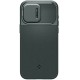 Spigen marka Apple iPhone 15 Pro Max Optik Armor MagFit Abyss kılıfı, Yeşil.