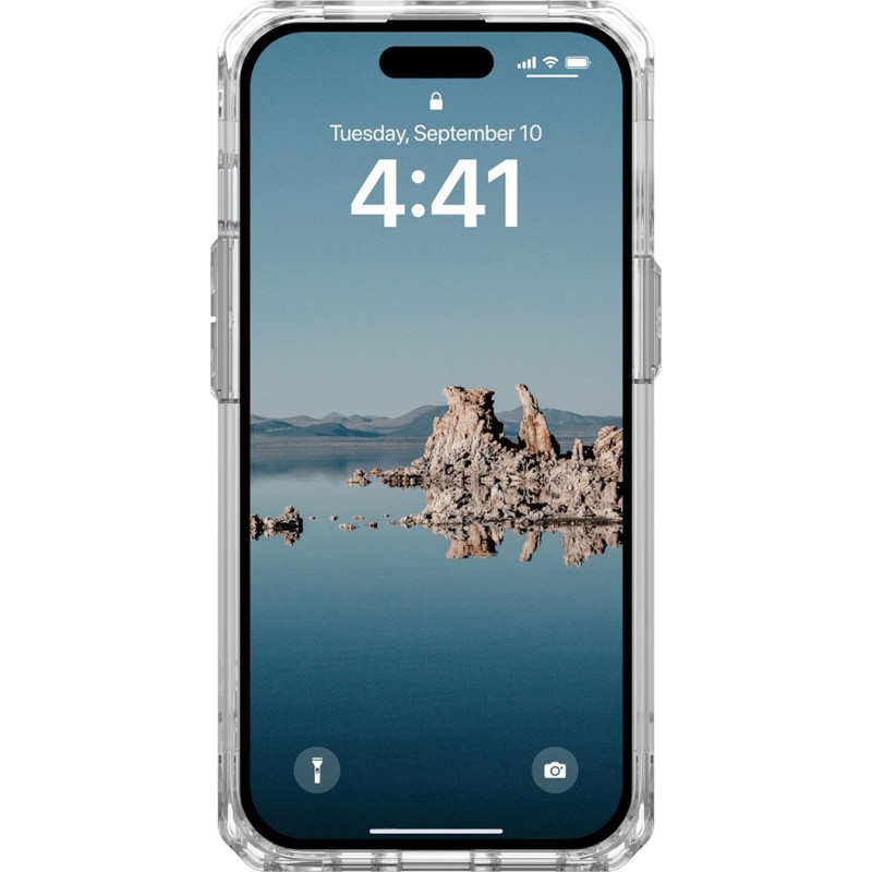 UAG Apple iPhone 15 Plyo Magsafe Kılıfı, Buz/Gümüş
