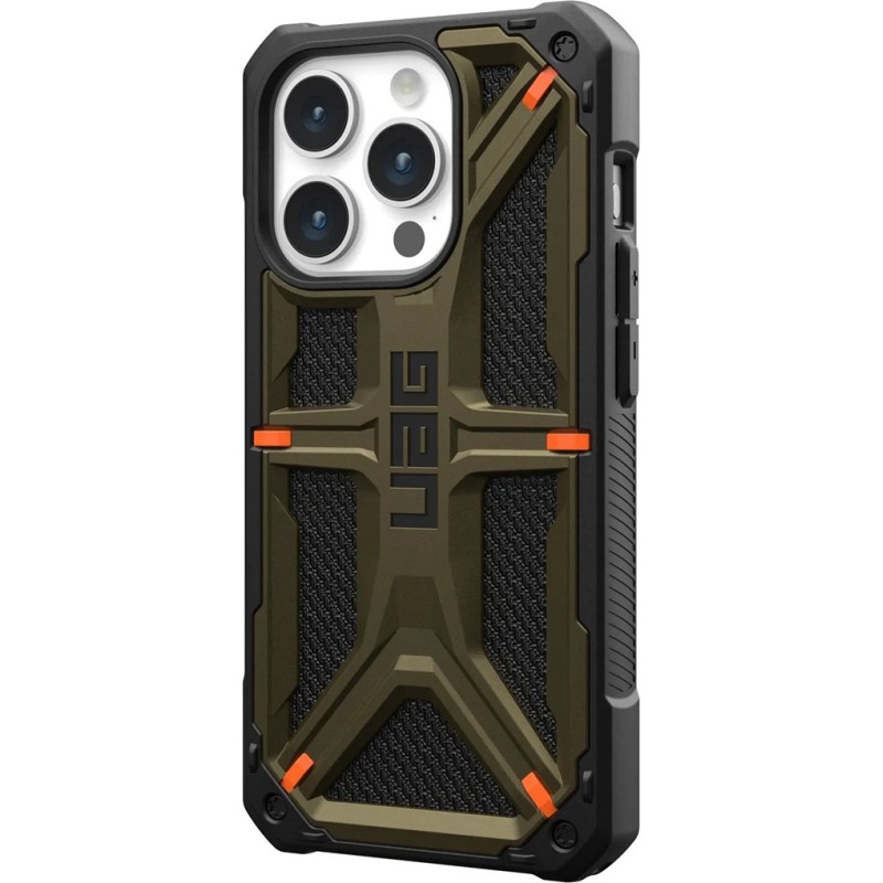 UAG iPhone 15 Pro Monarch için Kevlar Elemental Yeşil Kılıf