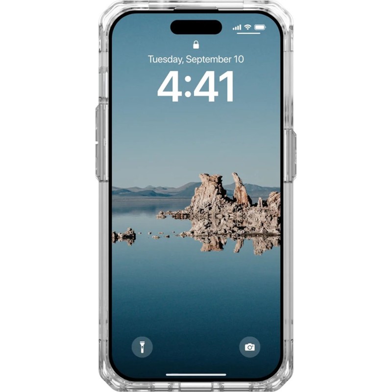 UAG Apple iPhone 15 Pro Plyo Magsafe Kılıfı, Buz/Gümüş