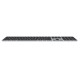 Apple Magic Keyboard with Touch ID ve Sayısal tuş Takımı, Black Keys Ukrainian
