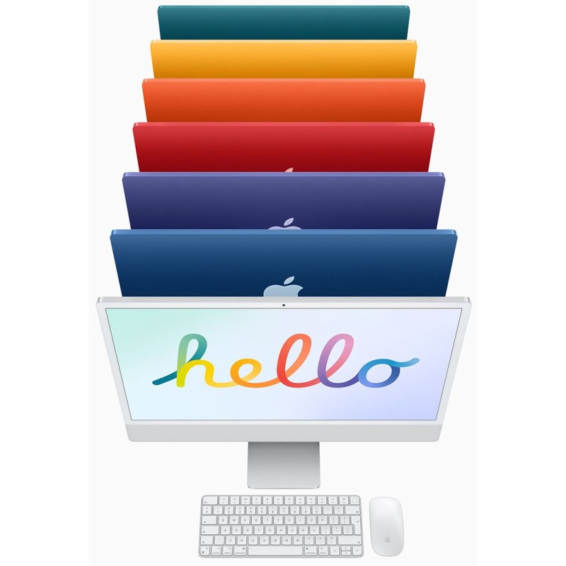 Apple iMac 24" Retina 4.5K 256GB 8GPU Mavi 2021