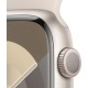 Смартгодинник Apple Watch Series 9 GPS 45mm Starlight Aluminium Case with Starlight Sport Band – S/M
